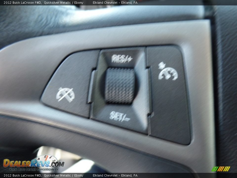 2012 Buick LaCrosse FWD Quicksilver Metallic / Ebony Photo #18