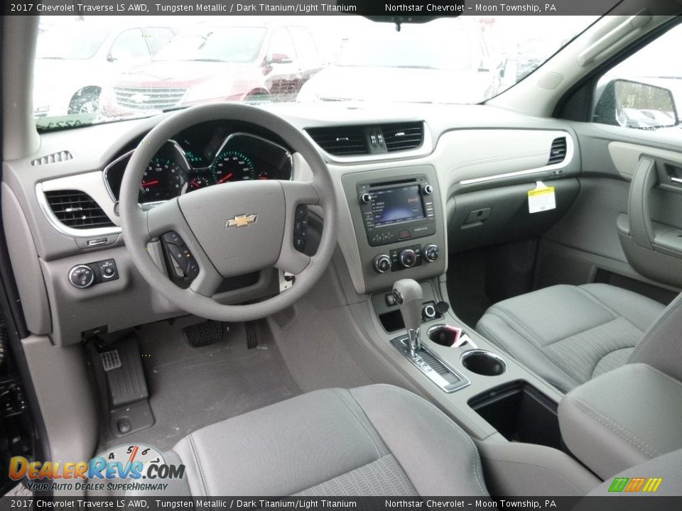 2017 Chevrolet Traverse LS AWD Tungsten Metallic / Dark Titanium/Light Titanium Photo #14