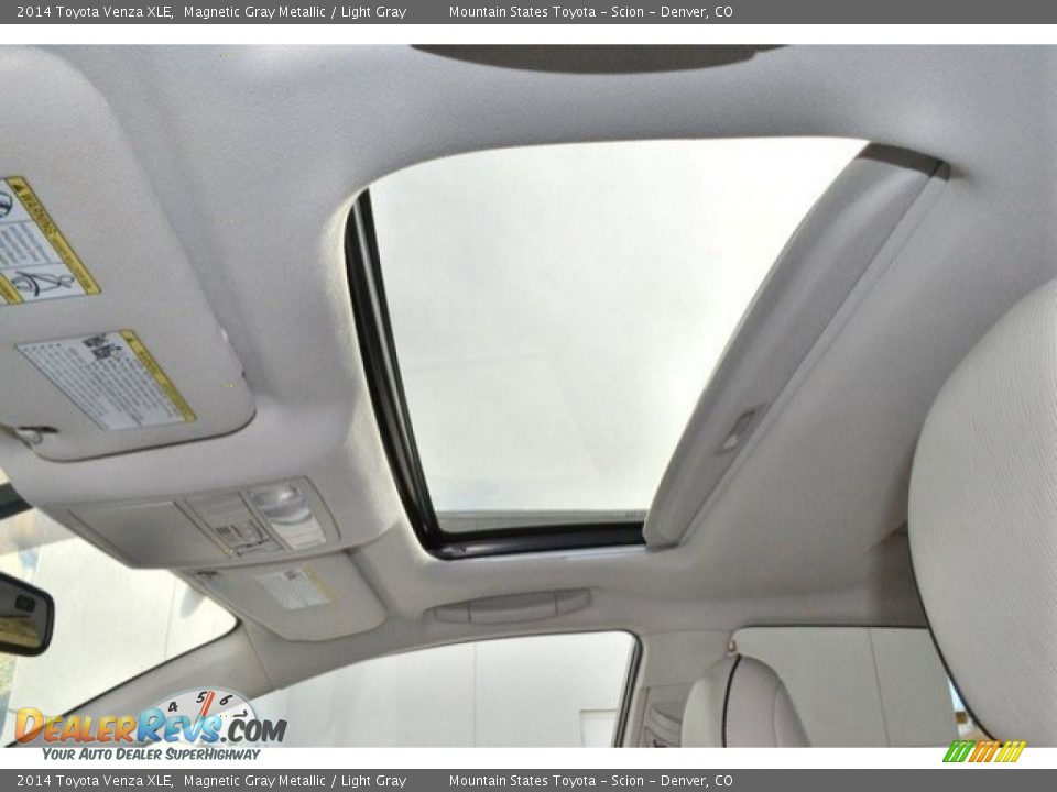 2014 Toyota Venza XLE Magnetic Gray Metallic / Light Gray Photo #14