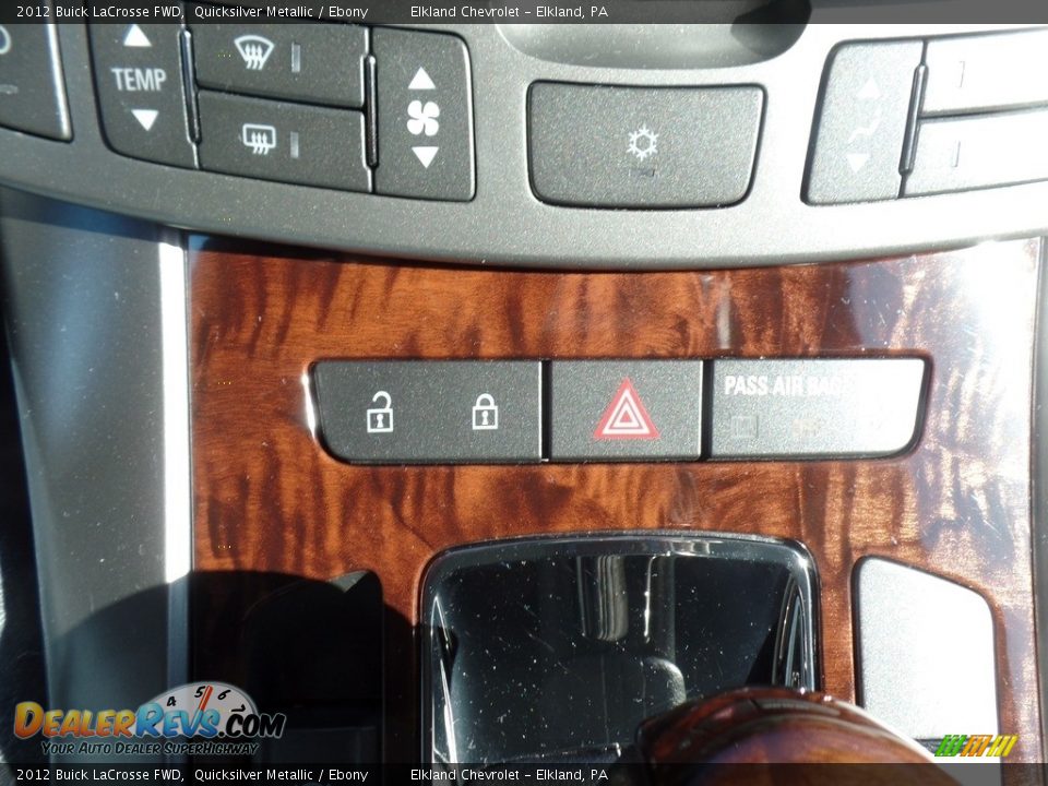 2012 Buick LaCrosse FWD Quicksilver Metallic / Ebony Photo #24