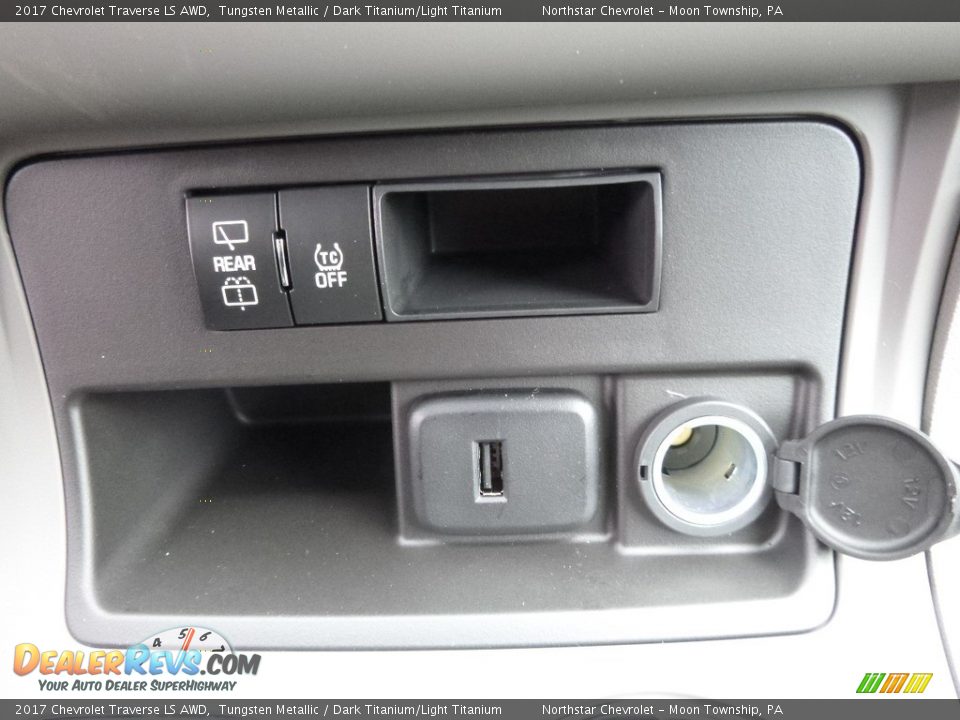 2017 Chevrolet Traverse LS AWD Tungsten Metallic / Dark Titanium/Light Titanium Photo #19