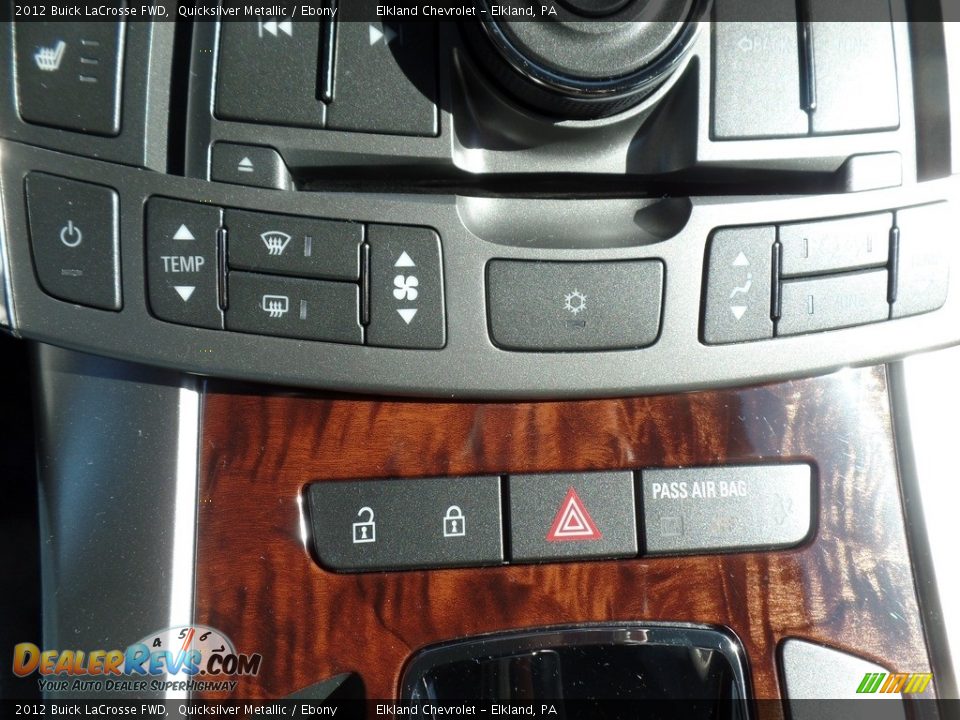 2012 Buick LaCrosse FWD Quicksilver Metallic / Ebony Photo #27
