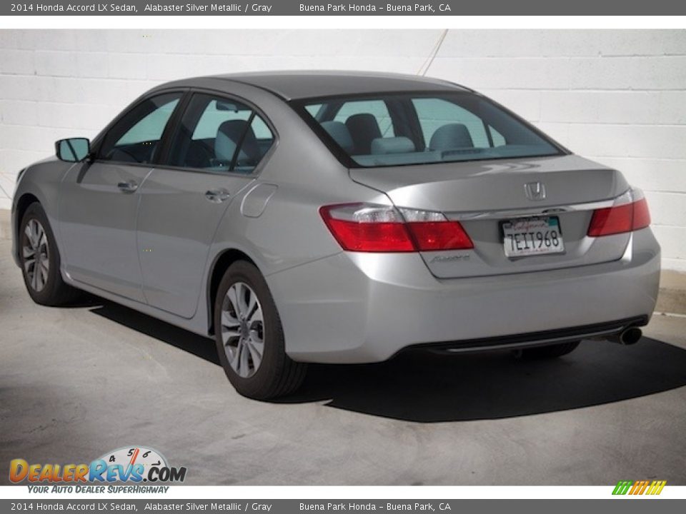 2014 Honda Accord LX Sedan Alabaster Silver Metallic / Gray Photo #2