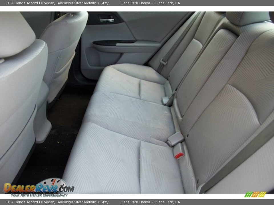 2014 Honda Accord LX Sedan Alabaster Silver Metallic / Gray Photo #4