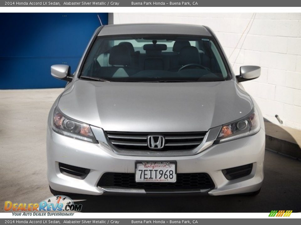 2014 Honda Accord LX Sedan Alabaster Silver Metallic / Gray Photo #7