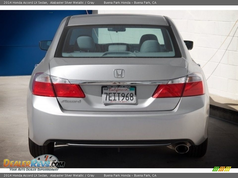 2014 Honda Accord LX Sedan Alabaster Silver Metallic / Gray Photo #9