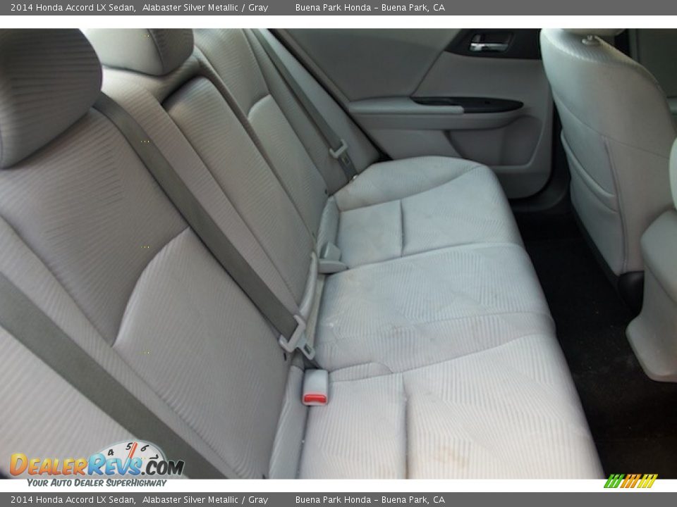 2014 Honda Accord LX Sedan Alabaster Silver Metallic / Gray Photo #14