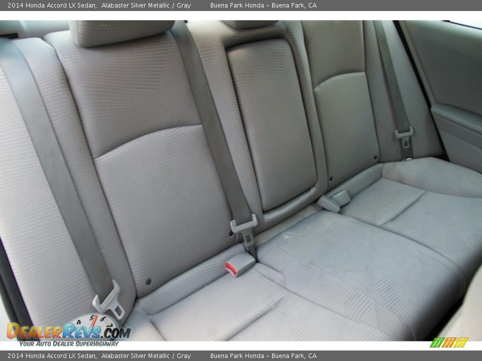 2014 Honda Accord LX Sedan Alabaster Silver Metallic / Gray Photo #15