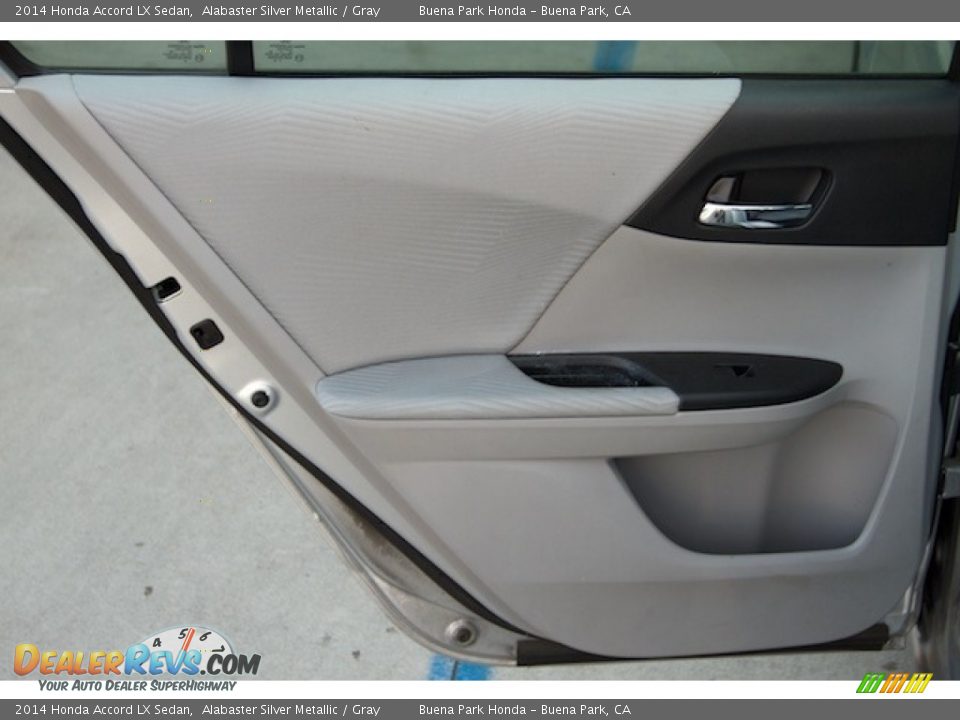 2014 Honda Accord LX Sedan Alabaster Silver Metallic / Gray Photo #22