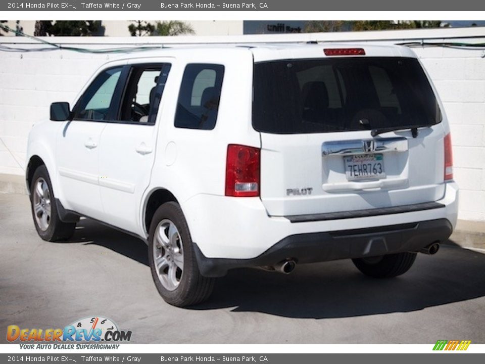 2014 Honda Pilot EX-L Taffeta White / Gray Photo #2