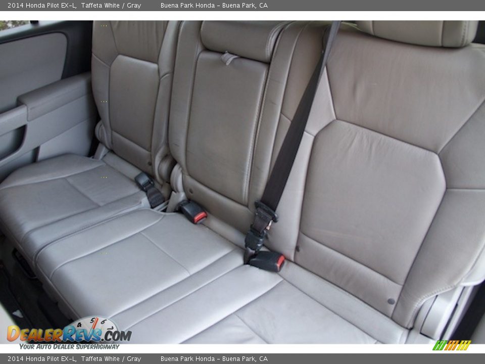 2014 Honda Pilot EX-L Taffeta White / Gray Photo #15