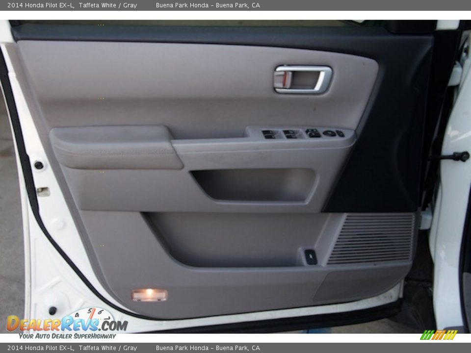 2014 Honda Pilot EX-L Taffeta White / Gray Photo #25