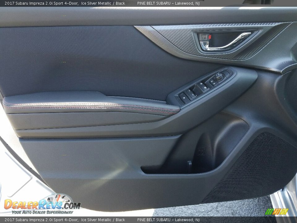 2017 Subaru Impreza 2.0i Sport 4-Door Ice Silver Metallic / Black Photo #6