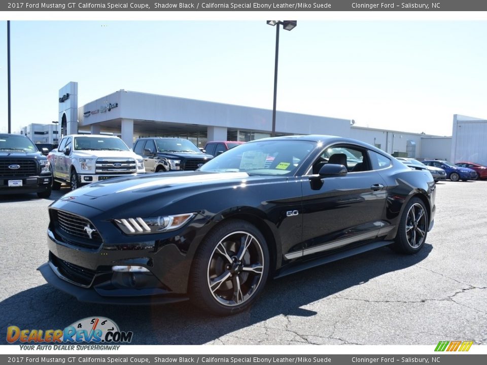 2017 Ford Mustang GT California Speical Coupe Shadow Black / California Special Ebony Leather/Miko Suede Photo #3