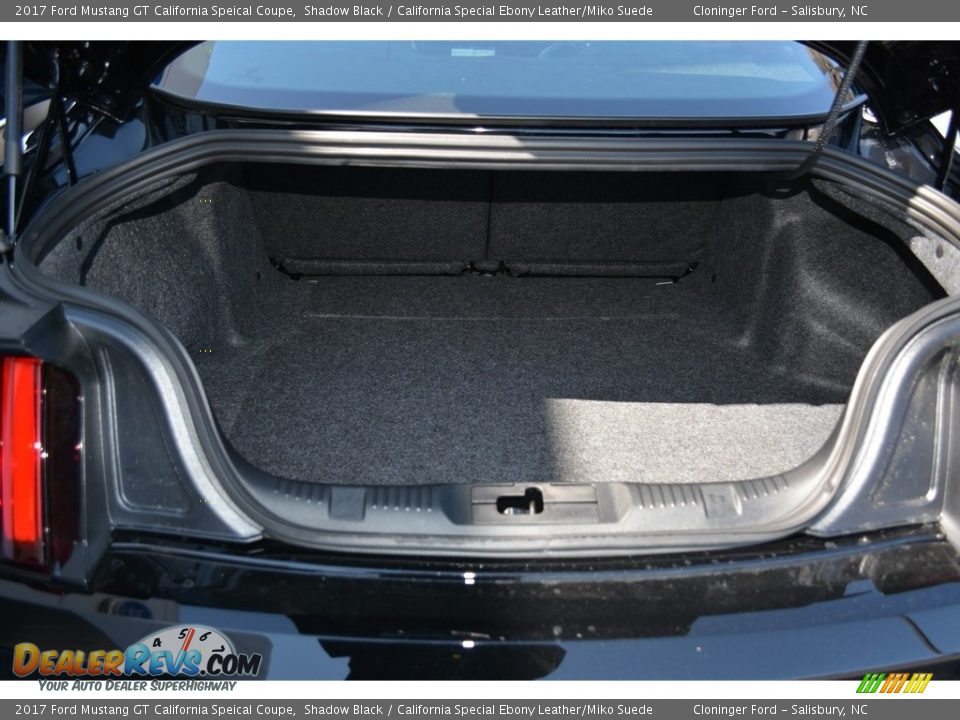 2017 Ford Mustang GT California Speical Coupe Shadow Black / California Special Ebony Leather/Miko Suede Photo #8