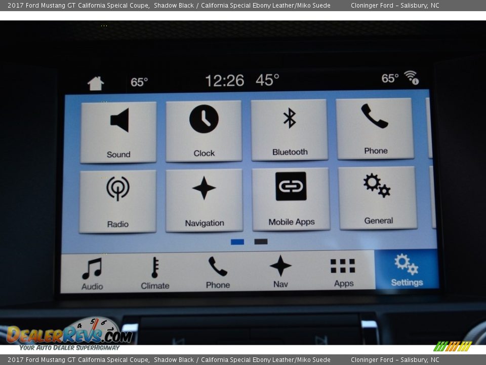 2017 Ford Mustang GT California Speical Coupe Shadow Black / California Special Ebony Leather/Miko Suede Photo #10