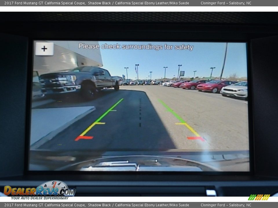 2017 Ford Mustang GT California Speical Coupe Shadow Black / California Special Ebony Leather/Miko Suede Photo #13