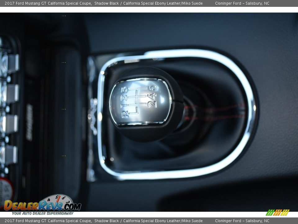 2017 Ford Mustang GT California Speical Coupe Shadow Black / California Special Ebony Leather/Miko Suede Photo #14