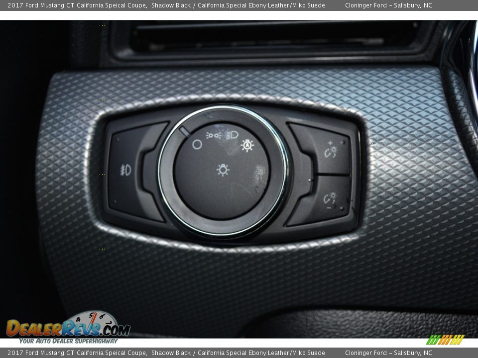2017 Ford Mustang GT California Speical Coupe Shadow Black / California Special Ebony Leather/Miko Suede Photo #16