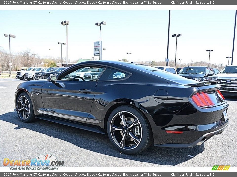 2017 Ford Mustang GT California Speical Coupe Shadow Black / California Special Ebony Leather/Miko Suede Photo #18