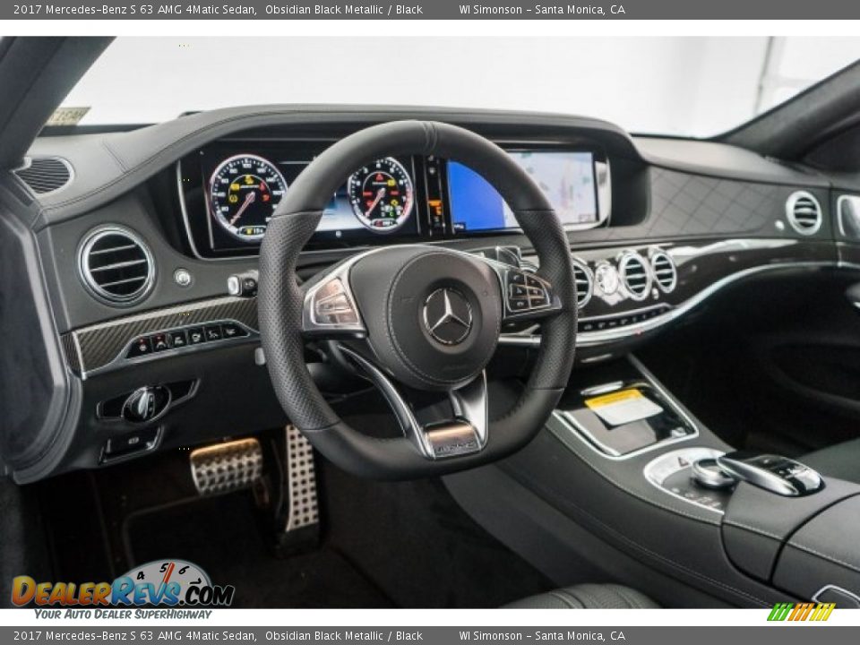 Dashboard of 2017 Mercedes-Benz S 63 AMG 4Matic Sedan Photo #5