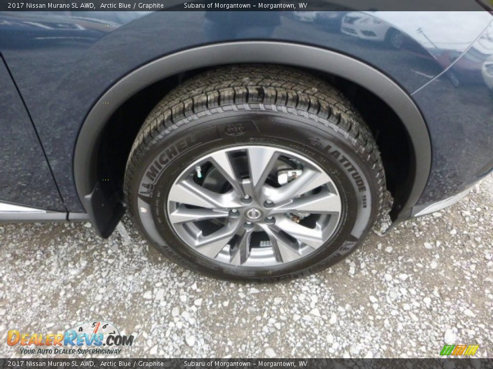 2017 Nissan Murano SL AWD Arctic Blue / Graphite Photo #2