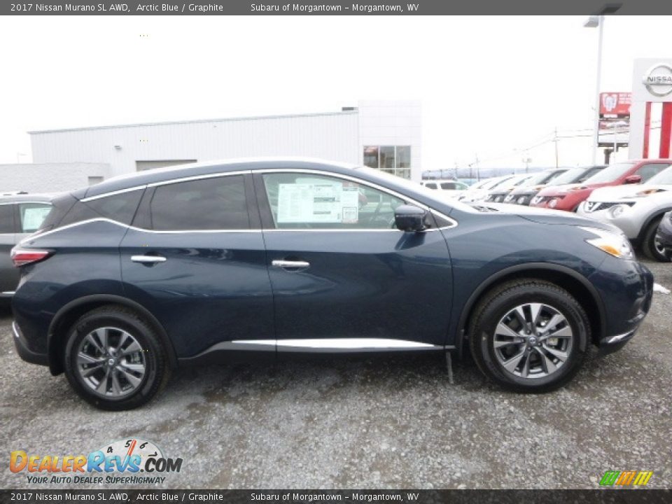 Arctic Blue 2017 Nissan Murano SL AWD Photo #3