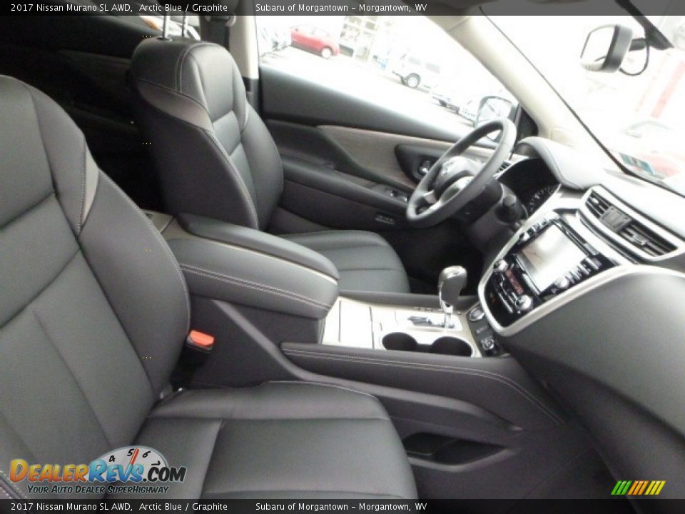 2017 Nissan Murano SL AWD Arctic Blue / Graphite Photo #4