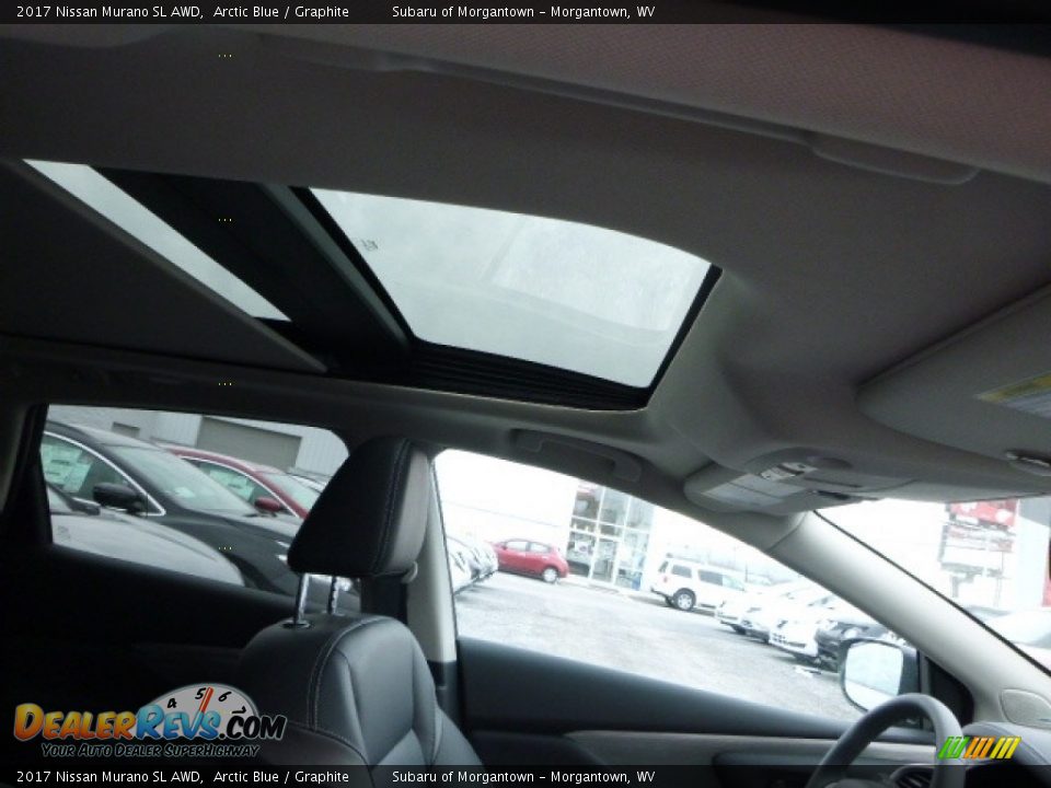 2017 Nissan Murano SL AWD Arctic Blue / Graphite Photo #5