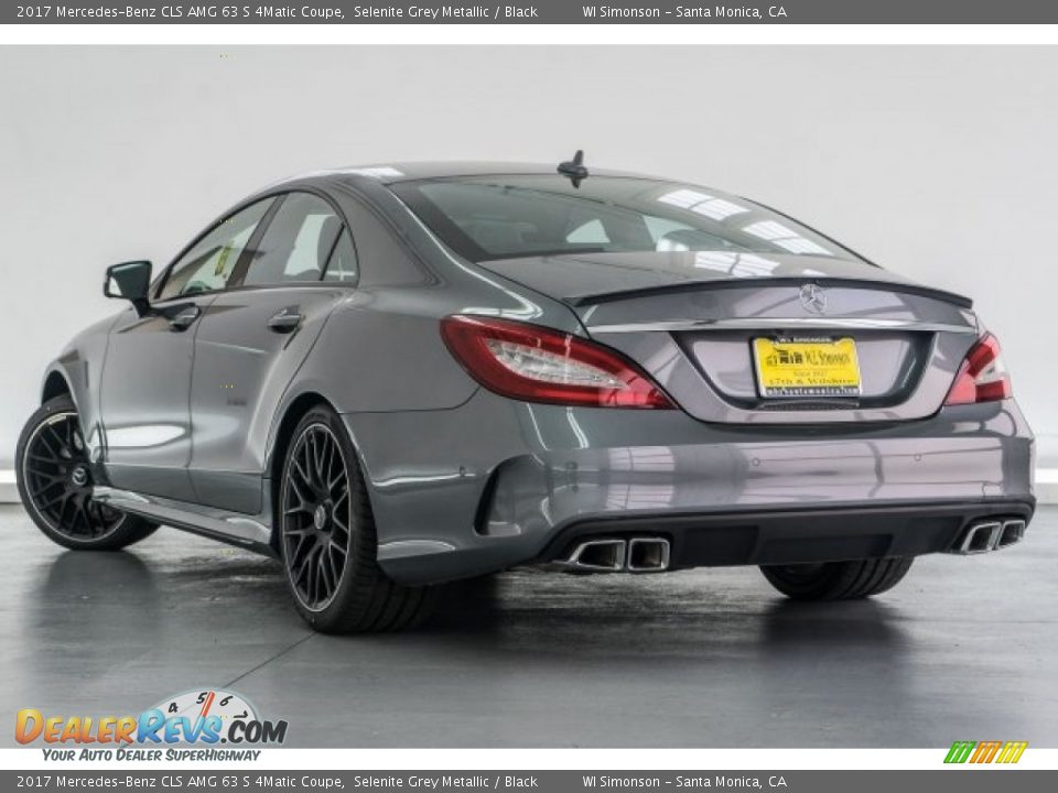 2017 Mercedes-Benz CLS AMG 63 S 4Matic Coupe Selenite Grey Metallic / Black Photo #3