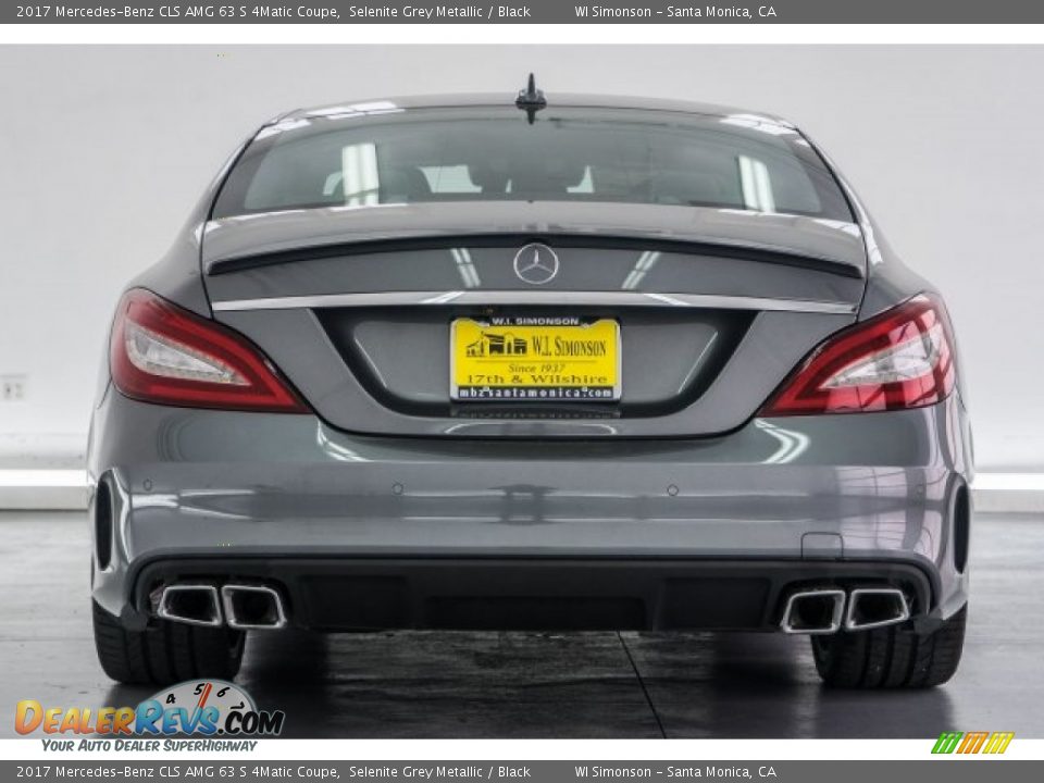 2017 Mercedes-Benz CLS AMG 63 S 4Matic Coupe Selenite Grey Metallic / Black Photo #4