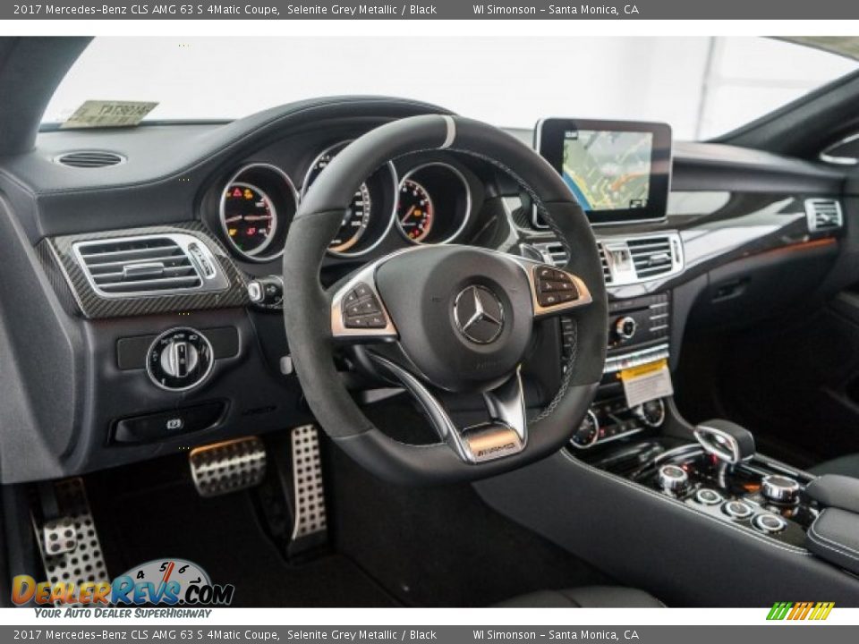 2017 Mercedes-Benz CLS AMG 63 S 4Matic Coupe Selenite Grey Metallic / Black Photo #5
