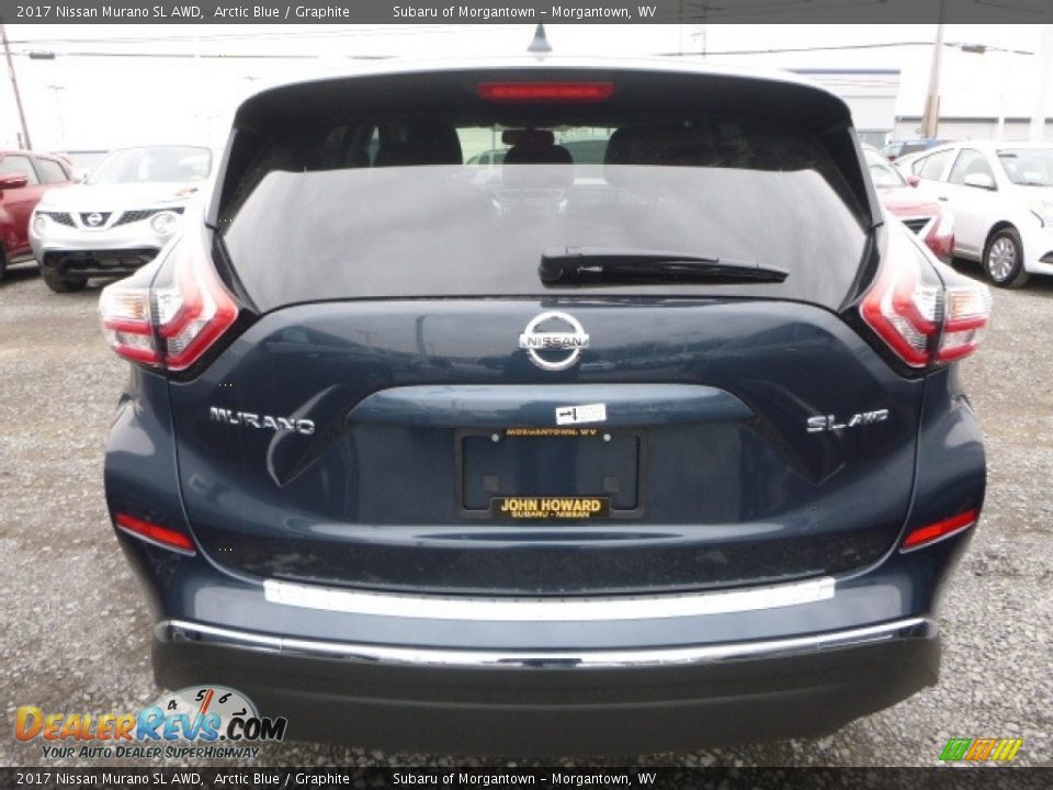 2017 Nissan Murano SL AWD Arctic Blue / Graphite Photo #8