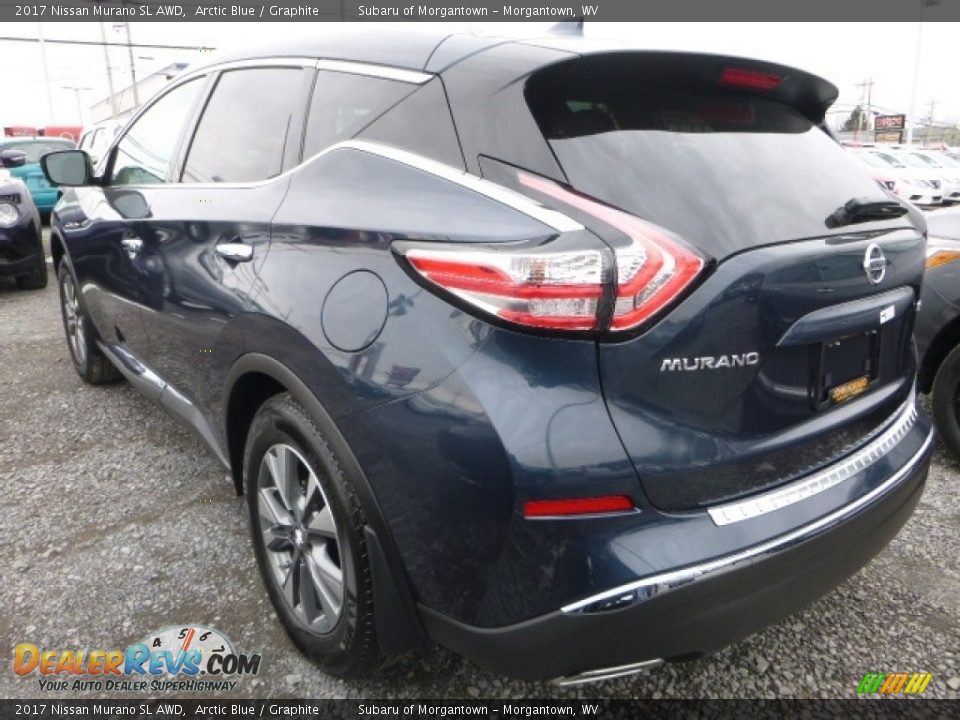 2017 Nissan Murano SL AWD Arctic Blue / Graphite Photo #9