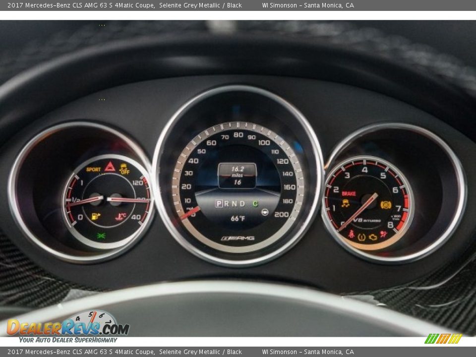 2017 Mercedes-Benz CLS AMG 63 S 4Matic Coupe Gauges Photo #7