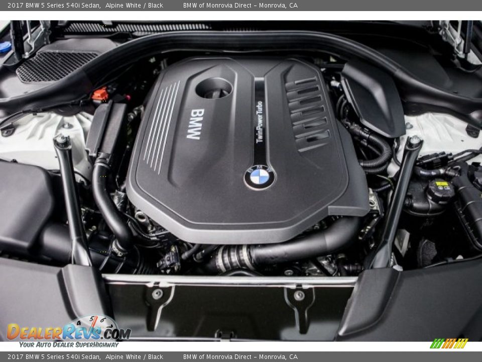 2017 BMW 5 Series 540i Sedan 3.0 Liter DI TwinPower Turbocharged DOHC 24-Valve VVT Inline 6 Cylinder Engine Photo #8