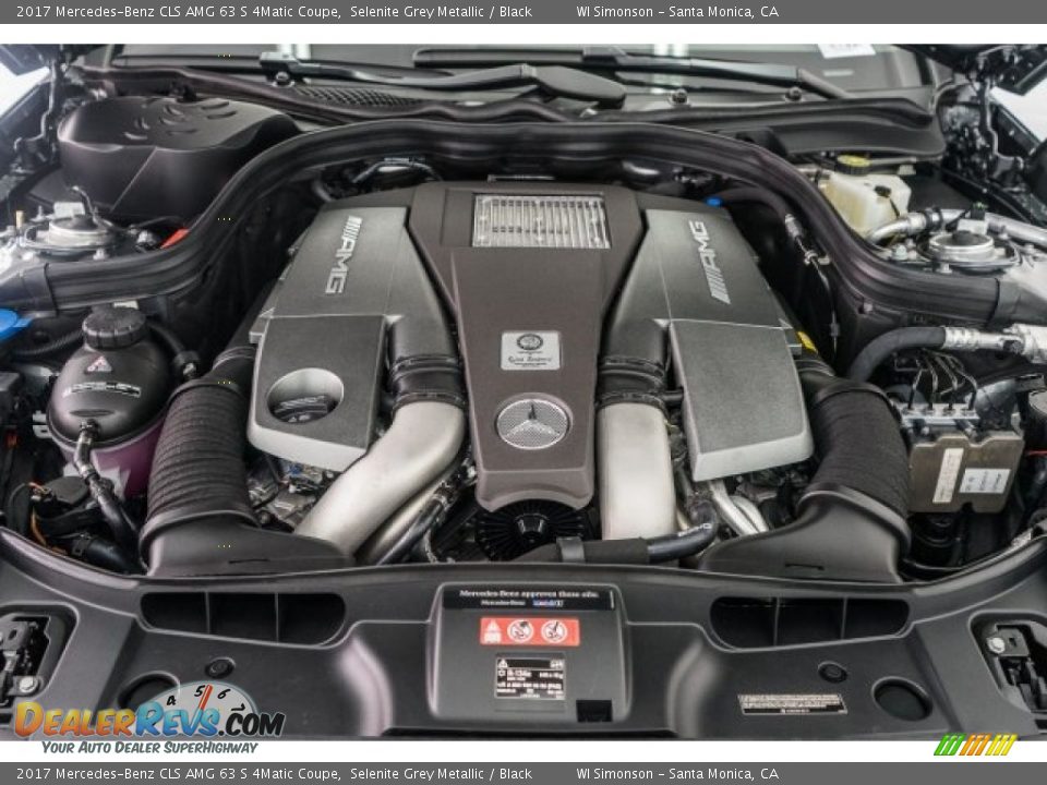 2017 Mercedes-Benz CLS AMG 63 S 4Matic Coupe 5.5 Liter AMG biturbo DOHC 32-Valve VVT V8 Engine Photo #9
