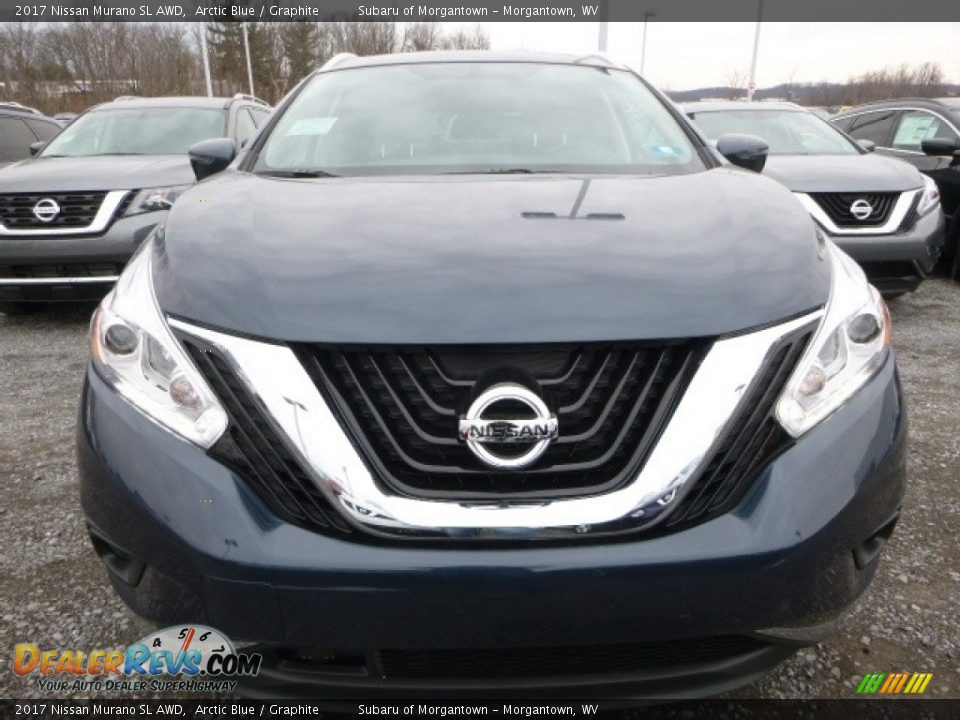 2017 Nissan Murano SL AWD Arctic Blue / Graphite Photo #12