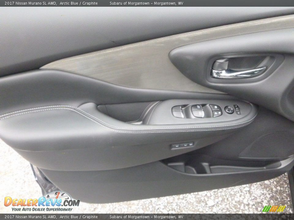 2017 Nissan Murano SL AWD Arctic Blue / Graphite Photo #14