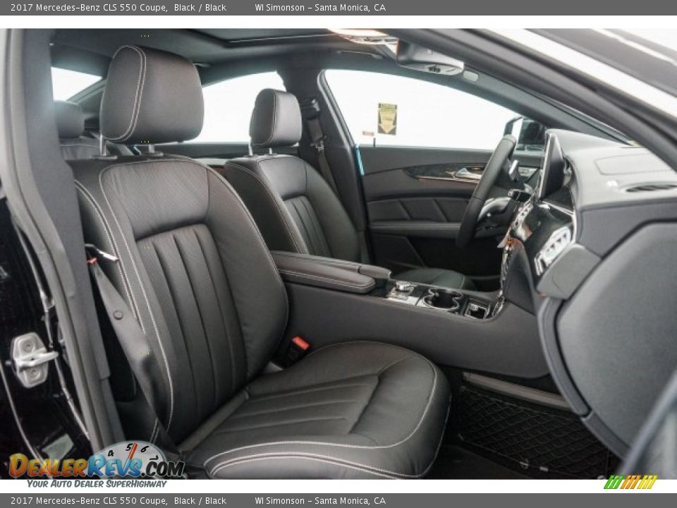 Black Interior - 2017 Mercedes-Benz CLS 550 Coupe Photo #2