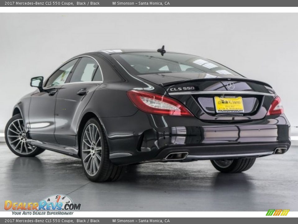 2017 Mercedes-Benz CLS 550 Coupe Black / Black Photo #3