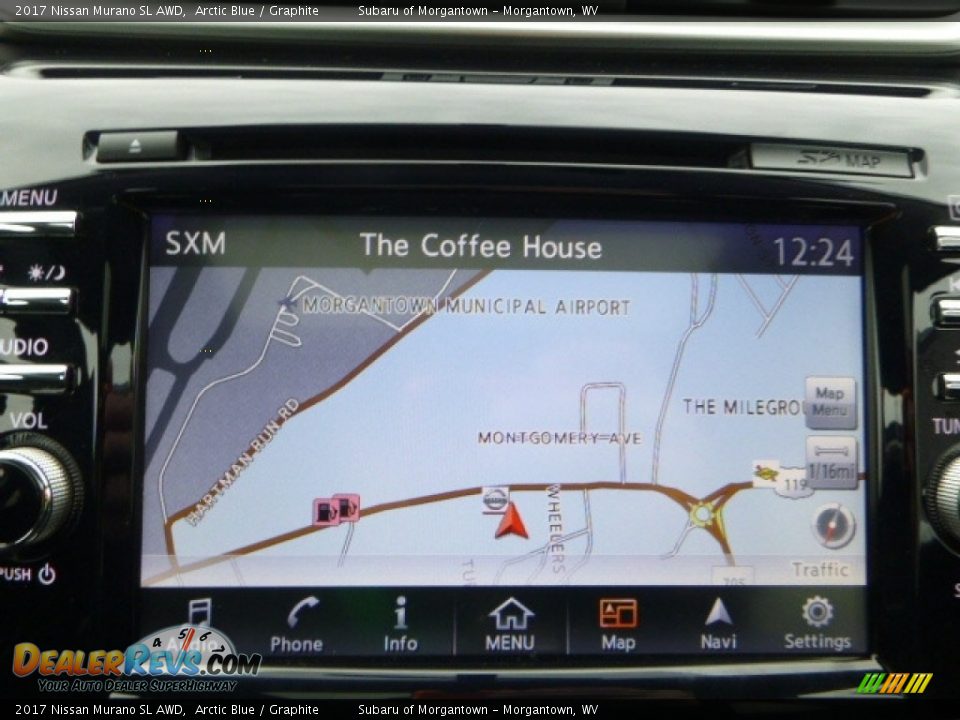 Navigation of 2017 Nissan Murano SL AWD Photo #17