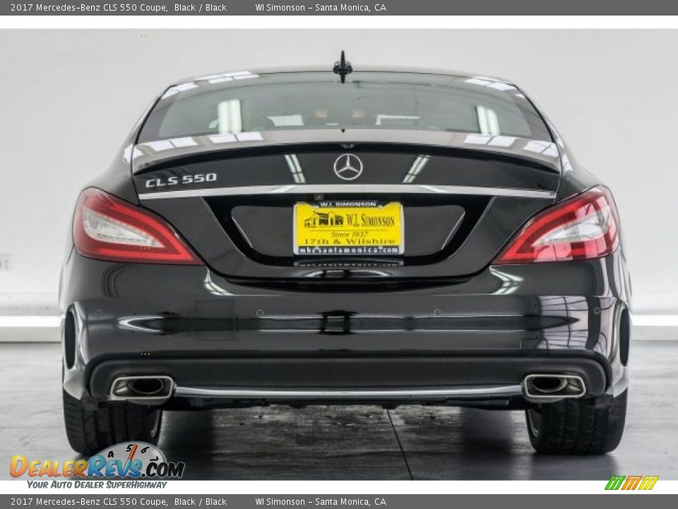2017 Mercedes-Benz CLS 550 Coupe Black / Black Photo #4