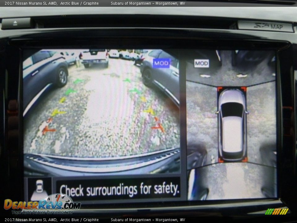 2017 Nissan Murano SL AWD Arctic Blue / Graphite Photo #19