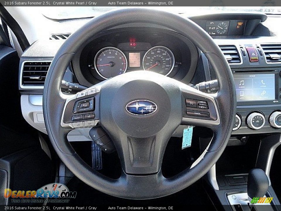 2016 Subaru Forester 2.5i Crystal White Pearl / Gray Photo #22