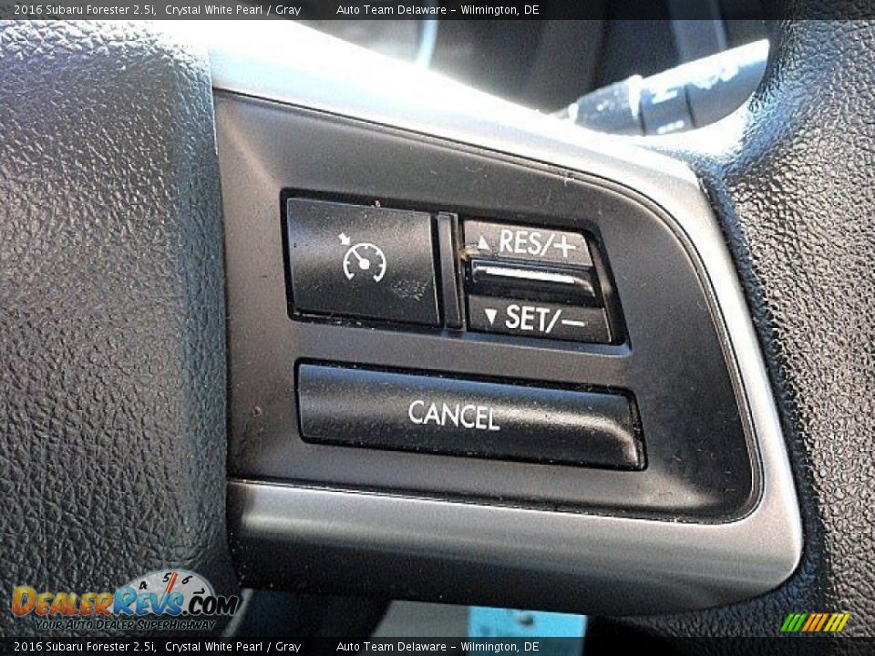2016 Subaru Forester 2.5i Crystal White Pearl / Gray Photo #24