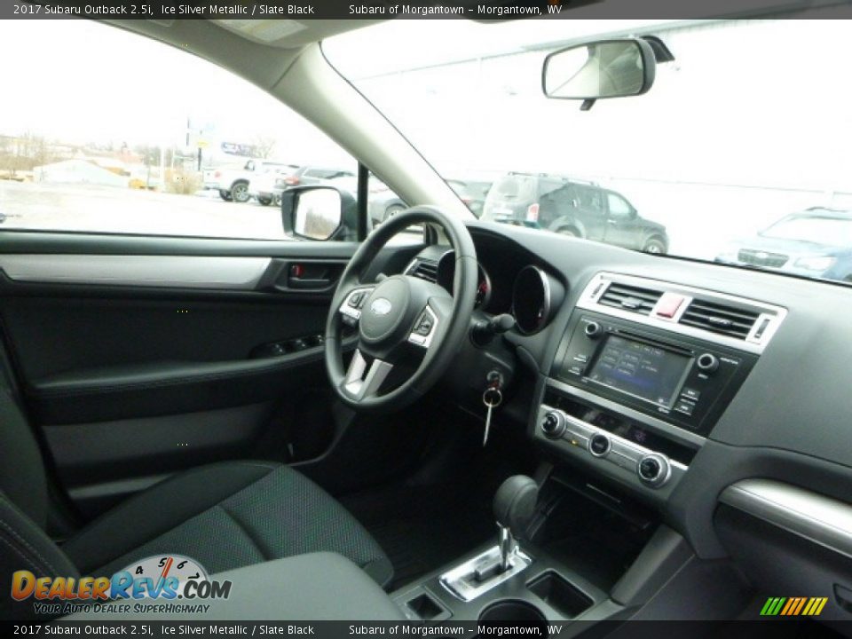 2017 Subaru Outback 2.5i Ice Silver Metallic / Slate Black Photo #4