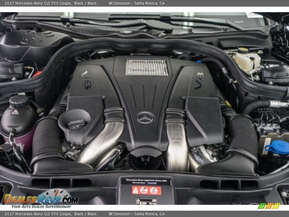 2017 Mercedes-Benz CLS 550 Coupe 4.7 Liter DI biturbo DOHC 32-Valve VVT V8 Engine Photo #9
