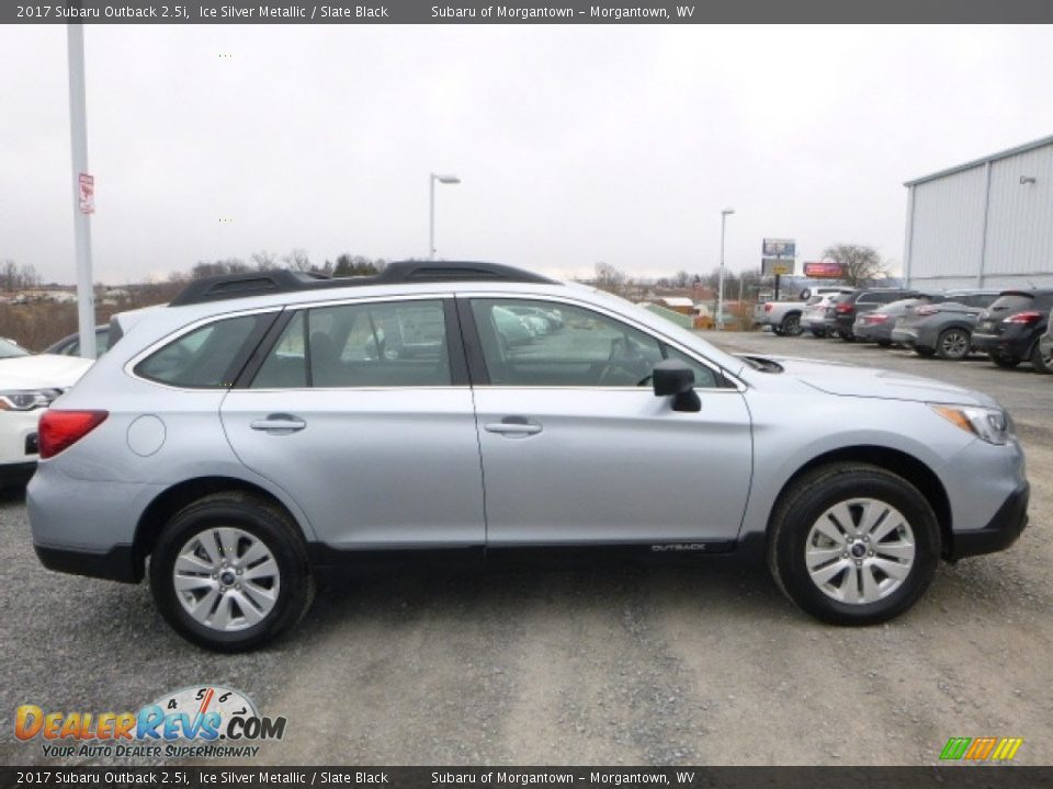 2017 Subaru Outback 2.5i Ice Silver Metallic / Slate Black Photo #6