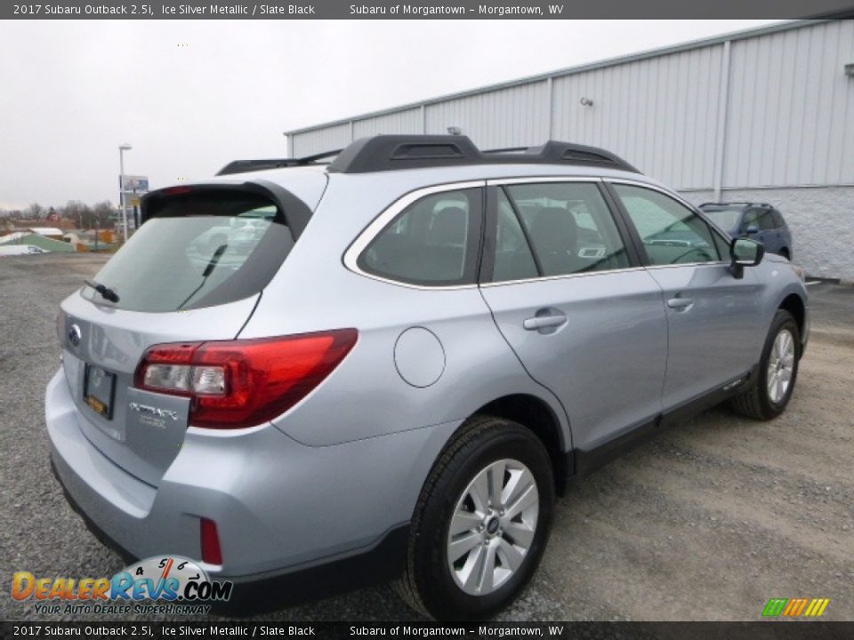2017 Subaru Outback 2.5i Ice Silver Metallic / Slate Black Photo #7